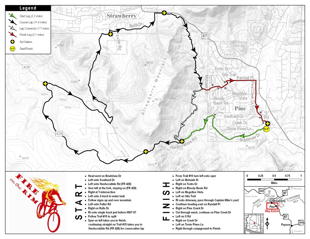 Biking Trails near Cabins on Strawberry Hill