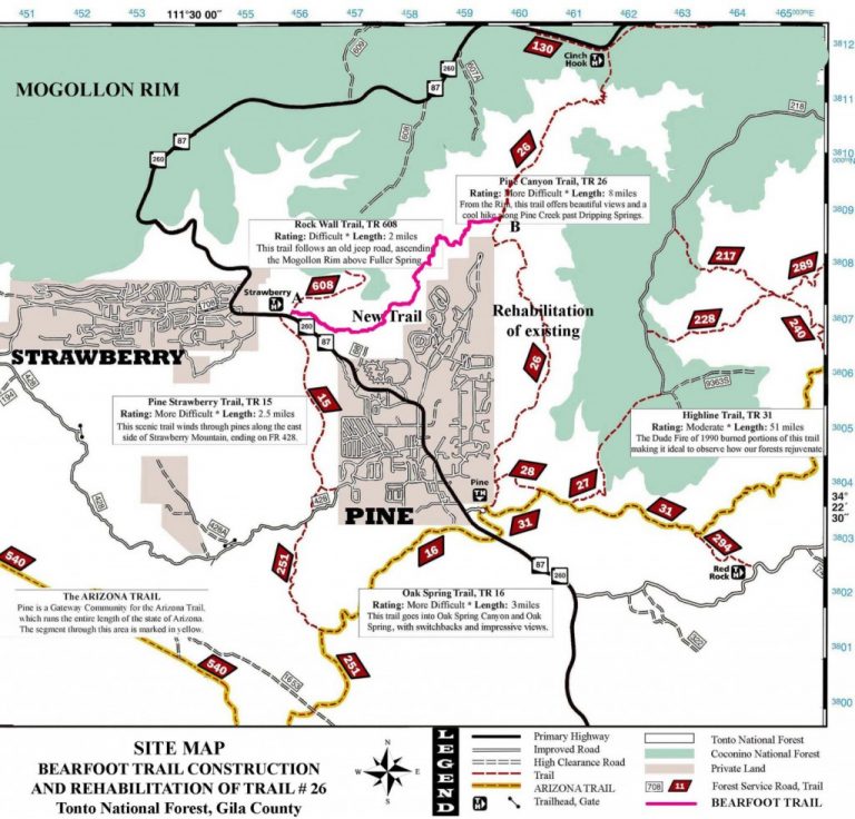 Arizona Mountain Biking Trails & Lodging Cabins on Strawberry Hill