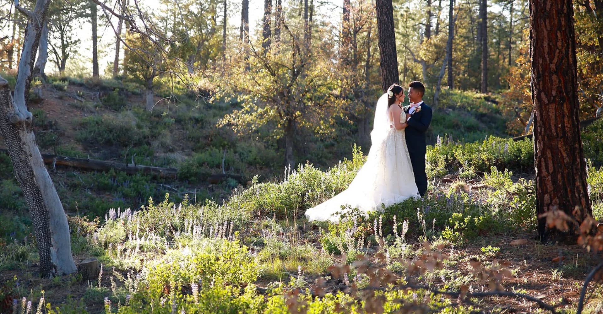 Outdoor weddings at Cabins on Strawberry Hill wedding venue in Northern AZ