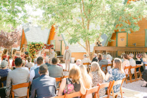 Outdoor Wedding Reception at Cabins on Strawberry Hill
